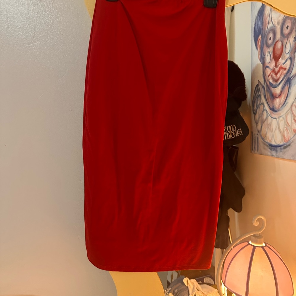 Joe & Elle Red Pencil Skirt